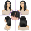 Short Straight Bob Wig for Women - 14 Inch Human Hair 13x6 HD Lace Front Wig 180% Density Pre Plucked Glueless Bob Wigs"