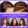 Chocolate Brown Human Hair Wig: 200 Density, 13X6 Body Wave HD Lace Front, Pre Plucked Glueless, 26-Inch for Women