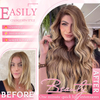 ISWEET Clip in Hair Extensions Real Human Hair #4/27-Chocolate Brown to Honey Blonde 20 Inch 105g 8pcs Invisible Straight Double Weft for Black Women Girls