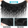 ISWEET Body Wave Bundles 100% Unprocessed Brazilian Human Hair 26-32 Inch 12A Grade Quick Weave Hair Extensions 4 Bundle Deals Natural Black Virgin Hair for Full & Soft Wave