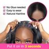 ISWEET Hair Glueless Wear & Go Lace Front Wig – 12 Inch Short Straight Bob Human Hair Wig, Pre‑Cut Lace for Beginners & Black Women