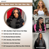 13x4 Glueless Wigs Human Hair Pre Plucked Pre Cut with Baby Hair, 210% Density 12A Brazilian Body Wave Lace Front Wigs 26" Human Hair, Natural Hairline HD Transparent Wear and Go Wigs for Black Women