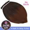 1B30 Ombre Pre-Stretched Braiding Hair – 8 Packs, 36" 110G Each, Premium Yaki Texture, Itch-Free & Hot Water Setting Perm