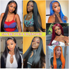 4x4 HD Lace Closure 100% Unprocessed 12A Brazilian Virgin Human Hair 150% Density Pre-Plucked Swiss Lace Natural Color Hair