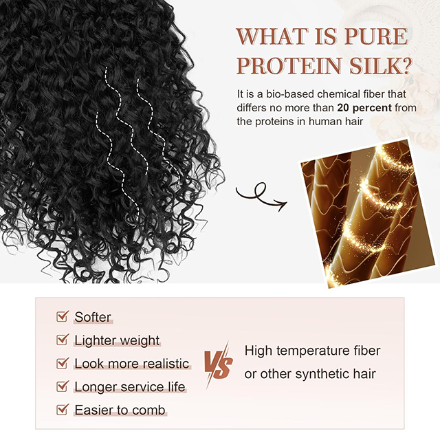 Curly Clip in Hair Extensions for Black Women, 4Pcs Double Weft Brazilian Virgin Human Hair Clip Ins 20inch 140g Kinky Curly Human Hair Extensions Natural Black