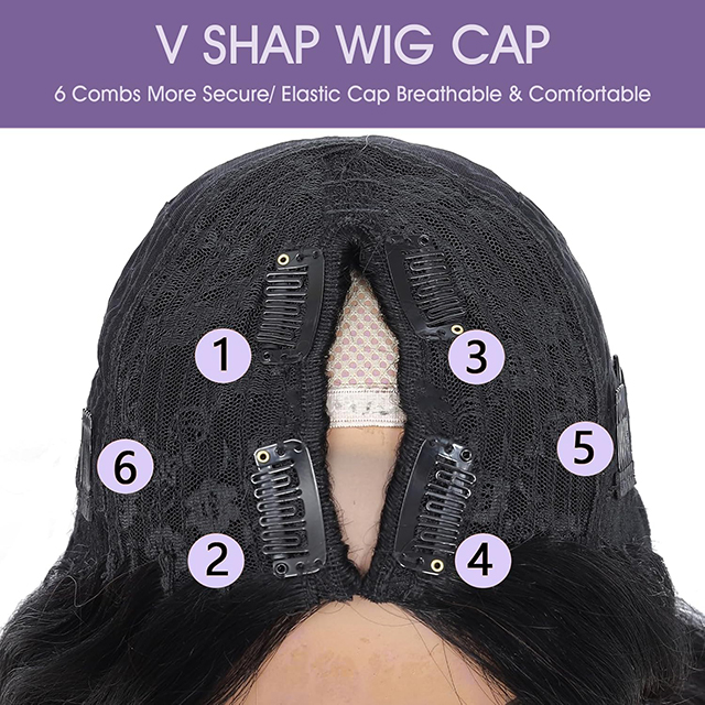 ترقية V جزء شعر مستعار بشعر بشري 20 بوصة Afro Curly 180 ٪ كثافة نصف شعر مستعار قابلة للتعديل