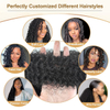 ISWEET 20 Inch Afro Kinkys Bulk Human Hair 40g 1 Bundle Kinky Twist Hair For Dreadlock Extensions Braiding Hair For Twist And Soft Locs (1 Pack) 