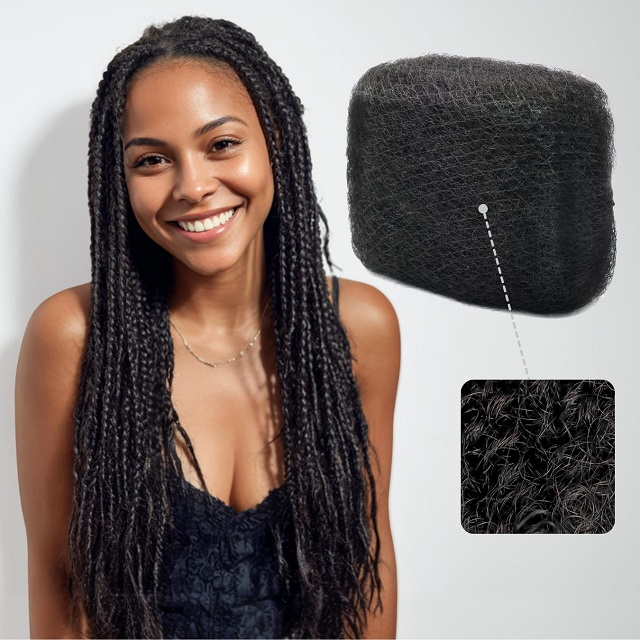 ISWEET 4C Afro Kinky-Curly Bulk Human Hair – 16 Inches Length, 50g Weight, 100% Real Human Hair. Ideal for Braiding, Twists, Dreadlocks, Loc Repair, And Kid-Safe Use.