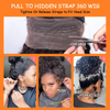 Luxury 360 WIG Full Lace Wig Brasilian Human Hair Deep Wave 200% Densità HD HD in pizzo HD da 30 pollici Pesoless pre-pizzicato con coulisse regolabile