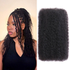 ISWEET Afro Kinky Human Hair 16 Inch 4C Kinky Curly Bundles 50g Perfect for Mini Twist & Dreadlocks 1B Natural Black Hair Extensions