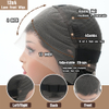13x4 Glueless Wigs Human Hair Pre Plucked Pre Cut with Baby Hair, 210% Density 12A Brazilian Body Wave Lace Front Wigs 26" Human Hair, Natural Hairline HD Transparent Wear and Go Wigs for Black Women