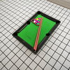 VUKU Portable Tabletop Mini Billiard Tables Set, Small Desktop Billiards Game Kit with 2 Cues, Billiard Balls Triangle Rack, Indoor Travel Party Family Game Toy Gift for Kids Adults Boys Girls