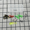 VUKU Complete Fishing Lures Tackle Box Kit, Freshwater Fishing Accessories Set with Crankbaits, Spoon Lures, Soft Plastic Worms, Shrimp Baits, Hooks Sinkers, Fishing Gear Gift for Bass Trout Salmon An