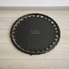 VUKU 25 Inch Foldable Mini Fitness Trampoline, Quiet Bungee Rebounder Trampoline with Safety Pad, Max 260 Lbs Weight Capacity, Indoor Outdoor Workout Exercise Equipment for Adults and Kids